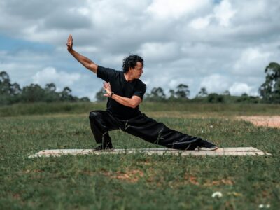 Man practicing tai chi